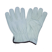 Gant White White Cow Grain, Safety Work Glove